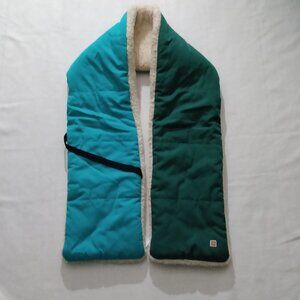 Teal and Green colorful LEGO Collection Target scarf